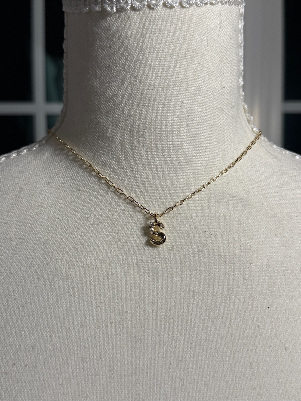 Kendra Scott Gold 'S' Initial Pendant Necklace